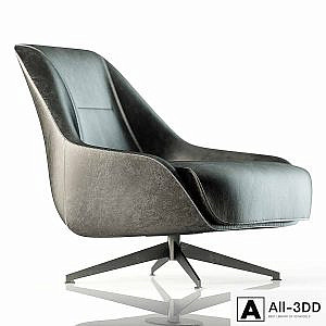 OKHA Nate Swivel Armchair