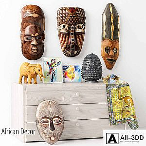 African masks - Decorative set_1