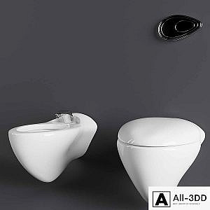 Toilet & Bidet Noken by Zaha Hadid