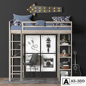 KIERAN STUDY LOFT BED