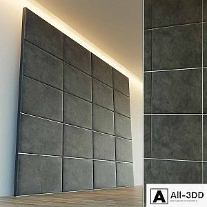 Decorative wall. Soft panel. 6