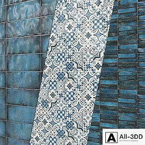 Tile Cifre Montblanc Blue.