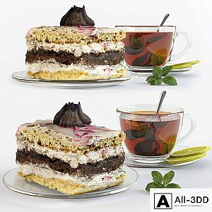 Tea with cake