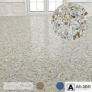 Seamless Terrazzo Stone 002