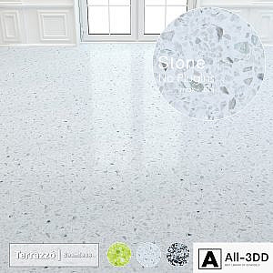Seamless Terrazzo Stone 003