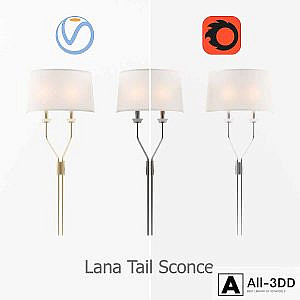 Lana Tail Sconce, Circa ligting