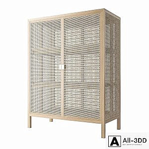 Ikea stockholm wicker chest of drawer
