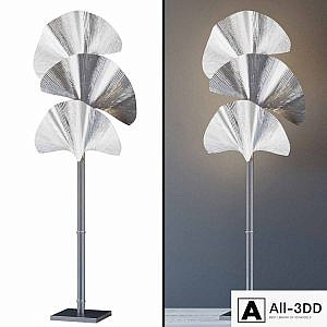 Floor Lamp Floor Lamp Las Palmas Silver