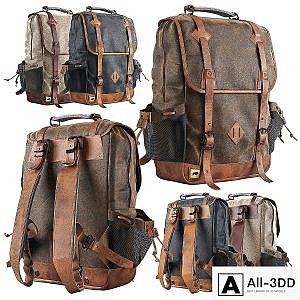 DAKOTA WAXED CANVAS COMMUTER BACKPACK