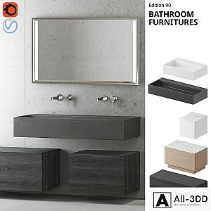 Furniture for bathroom Keuco Edition 90