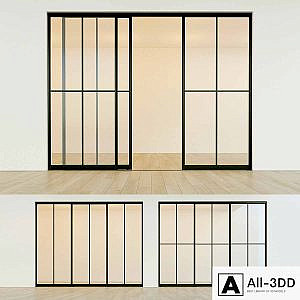 Sliding partition door 16