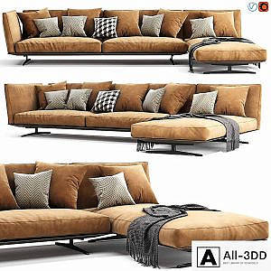 Flexform Evergreen Chaise Lounge