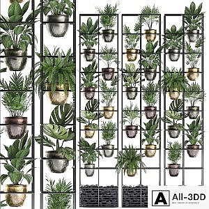 Vertical gardening. 27. Shelf with plants, rack, fern, areca palm, monstera, loft, indoor plants, vertical garden, phytowall, phytomodule, pots, eco design, Raphis palm
