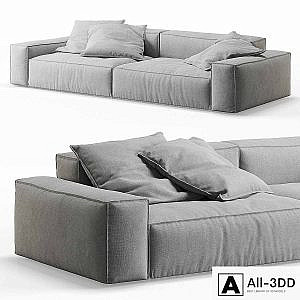 NeoWall 2 Seat Sofa by Living Divani