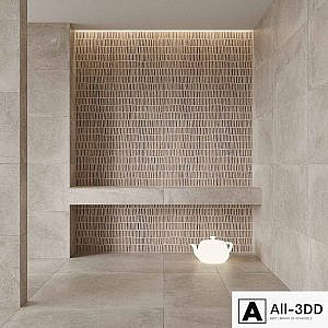 FLAVIKER Nordik Stone SAND and DOMINO SAND Tile Set