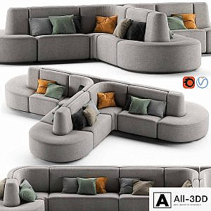 HMD INTERIORS Bistro Sofa 2