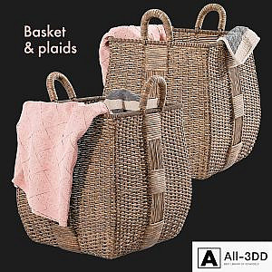 Basket & Plaids, Crate and Barrel