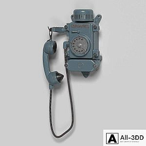 Mine wall phone