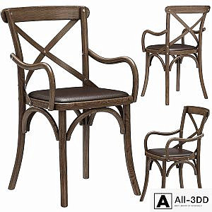 Restoration Hardware Madeleine Leather Armchair
