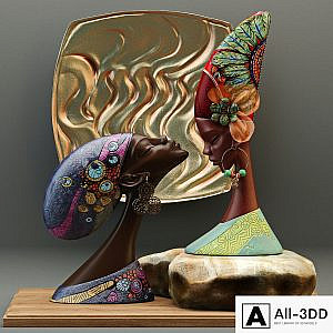 African sculptures - Factory "DesignToscano"