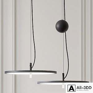 Blancowhite Pendant By Santa & Cole