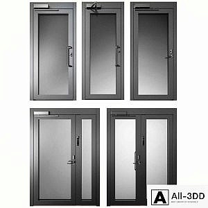 Metal fire doors