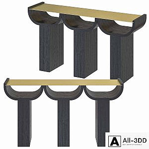 Kolkhoze Triple - console table