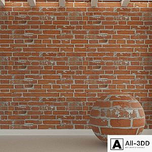 Brick wall. Old brick. 116