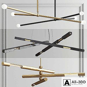 Brass System Chandelier - 3 type