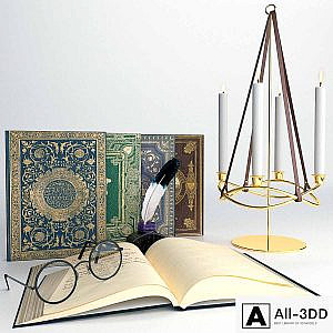 Writers decorative set