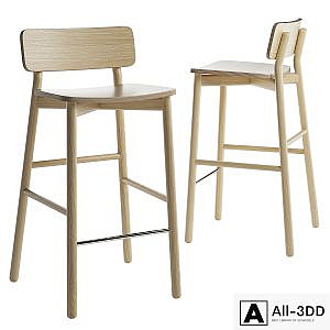 Hven Bar Stool by Skagerak