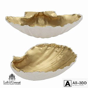 Accessory seashell Gold "Loft concept"