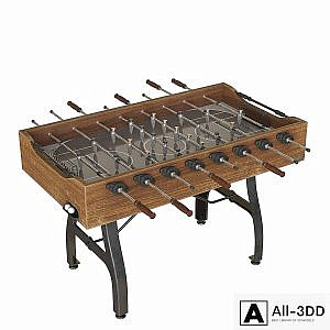 Vintage Industrial Foosball Table