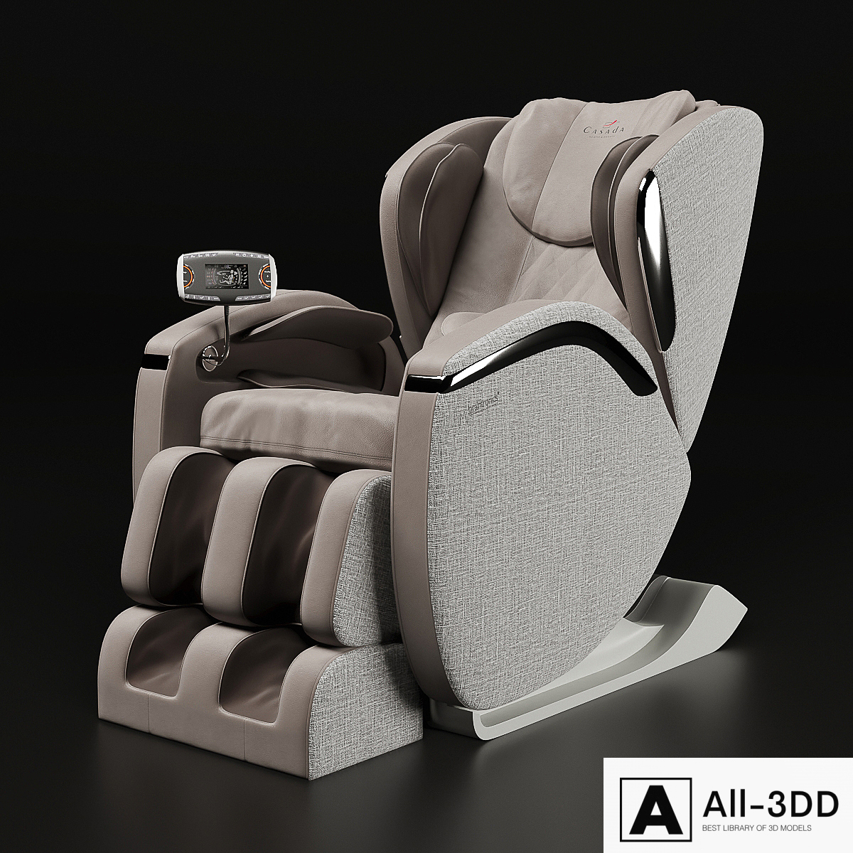 Massage chair Casada Hilton 3 modern interior 3D model Massage chair Casada Hilton 3