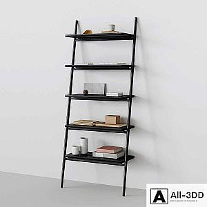 Folk ladder shelving by norm architects