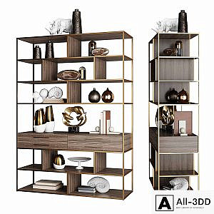 Horchow Mack Geometric Etagere