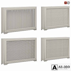 Set of radiator screen decorative_02