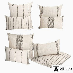 Pillows Restoration Hardware Collection Handwoven Marled Stripe