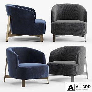 Porada copine steel armchair