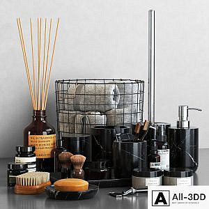 Nexus Black Marble Bathroom Accessories