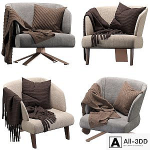 Minotti armchair reeves small