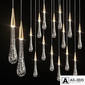 Drop Shaped Pendant Lamp Fial Light