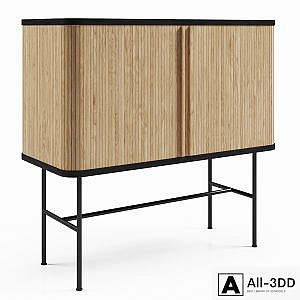 H&M Cabinet with shutter doors