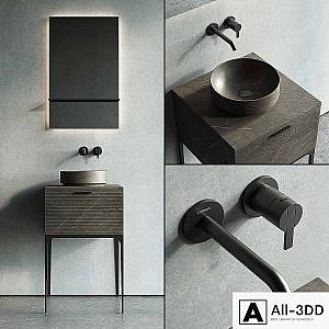 Inbani Grate 04 Vanity Unit Set 1