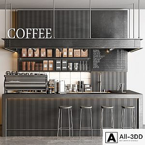industrial coffee shop