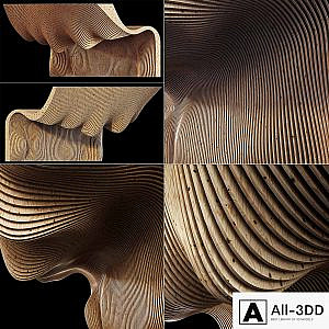 Parametric Big wall n1 part hall / Parametric big wall for hall №1