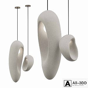 Sculptural Illuminated Pendants