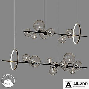LampsShop.ru L1294 Chandelier Rainbow Bubble Flin
