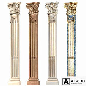 Pilaster in classic style.