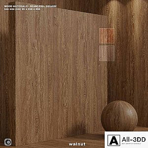Material wood (seamless) walnut - set 113